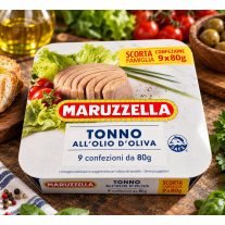   Maruzzella minőségi válogatott tonhal olívaolajban – 9×80 g