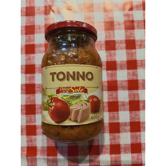 Delizie del Sole Sugo al Tonno – Tonhalas Paradicsomszósz 400 g Delizie del Sole Sugo al Tonno – Tonhalas Paradicsomszósz 400 g