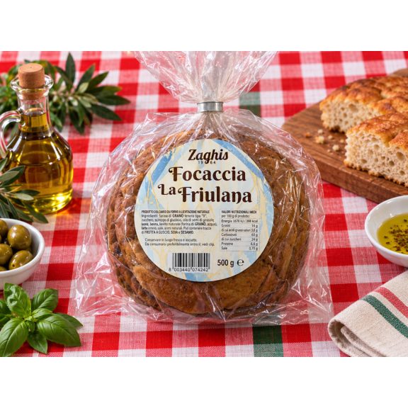 Zaghis Focaccia la Friulana 500 g Zaghis Focaccia la Friulana 500 g