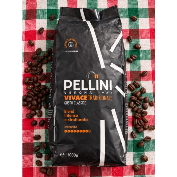 Pellini Vivace Tradizionale szemes kávé 1 kg Pellini Vivace Tradizionale szemes kávé 1 kg