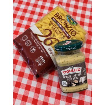   Gnocchetti al Tartufo – Szardíniai tészta szarvasgombás krémmel