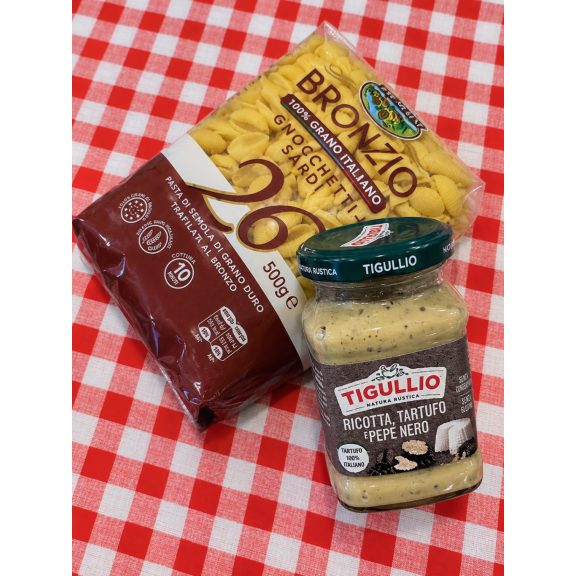 Gnocchetti al Tartufo – Szardíniai tészta szarvasgombás krémmel Gnocchetti al Tartufo – Szardíniai tészta szarvasgombás krémmel