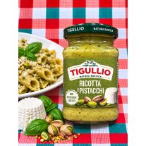   Tigullio Ricotta e Pistacchi – Ricottás-Pisztáciás Pesto 185 g