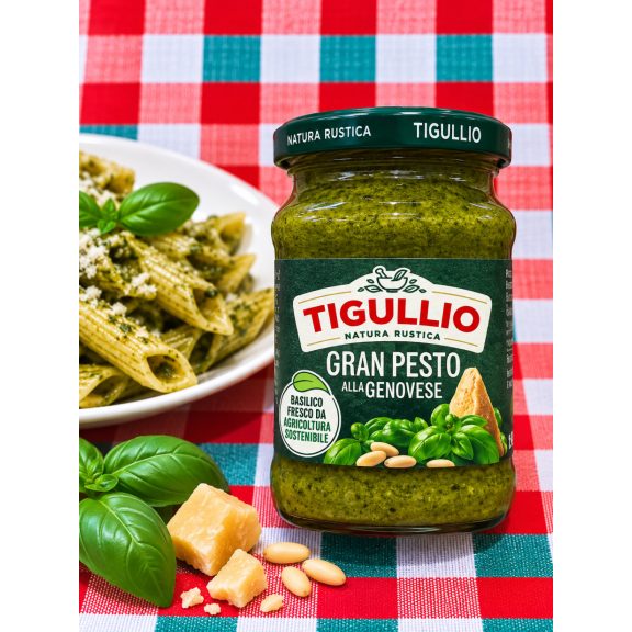 Tigullio Gran Pesto alla Genovese – Genovai Bazsalikomos Pesto 190 g Tigullio Gran Pesto alla Genovese – Genovai Bazsalikomos Pesto 190 g