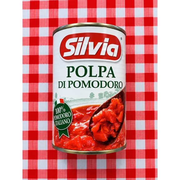 Silvia Polpa di Pomodoro – Darabolt Olasz Paradicsom 400g Silvia Polpa di Pomodoro – Darabolt Olasz Paradicsom 400g