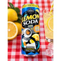   Lemonsoda – eredeti olasz citromos szénsavas üdítő – 330 ml