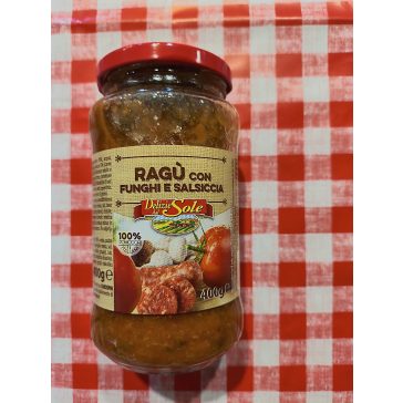 Delizie del Sole Ragù con Funghi e Salsiccia 400 g