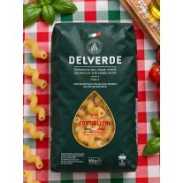   Delverde Tortiglioni N°37 – bordázott csőtészta – 500 g