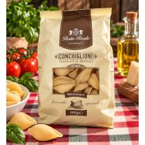   Pasta Reale Conchiglioni N°107 – Óriáskagyló tészta, bronzformán készítve, 500 g