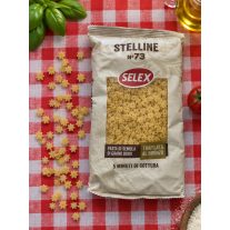   Selex Stelline N°73 – csillag alakú levesbetét tészta – 250 g