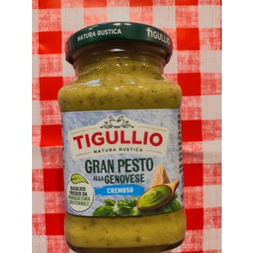   Tigullio Gran Pesto alla Genovese Cremoso – Krémes Genovai Bazsalikomos Pesto 190 g