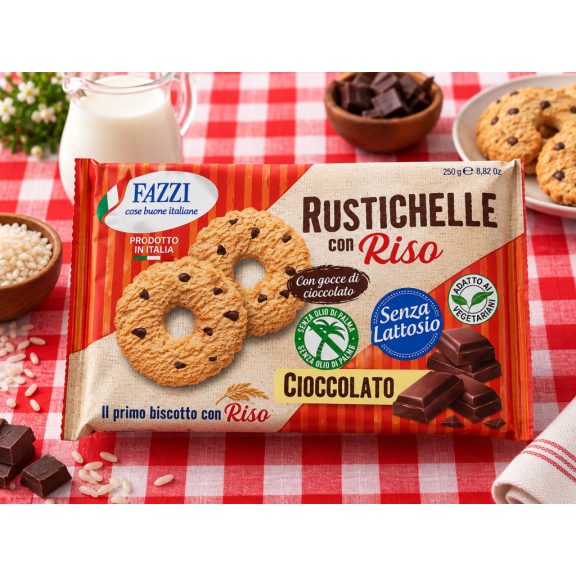 Fazzi Rustichele con Riso Cioccolato 250 g Fazzi Rustichele con Riso Cioccolato 250 g