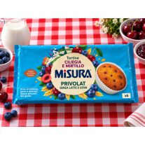 Misura Privolat Tortine Ciliegia e Mirtillo 6 db