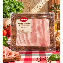  Selex Prosciutto Cotto di Alta Qualità – Prémium olasz szeletelt főtt sonka, 120 g