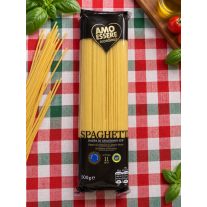   Amo Essere Eccellente Spaghetti di Gragnano IGP – bronzformán húzott spagetti – 500 g