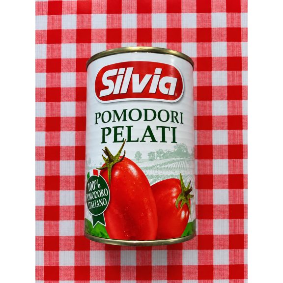 Silvia Pomodori Pelati Hámozott Egész Paradicsom 400 g Silvia Pomodori Pelati Hámozott Egész Paradicsom 400 g